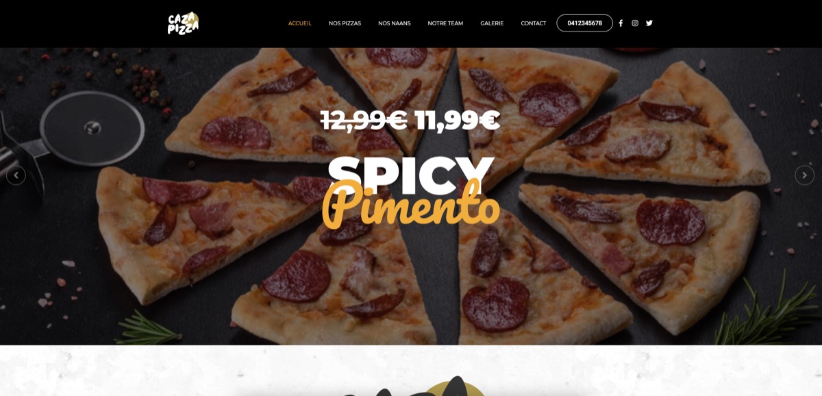 Casa Pizza Sorgues, réalisation d’Exoticom
